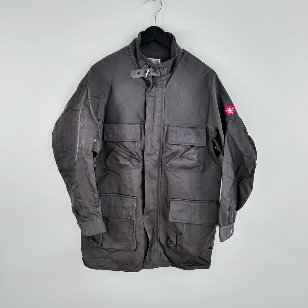 Cav Empt Technical Jacket in Metallic Nylon Gray